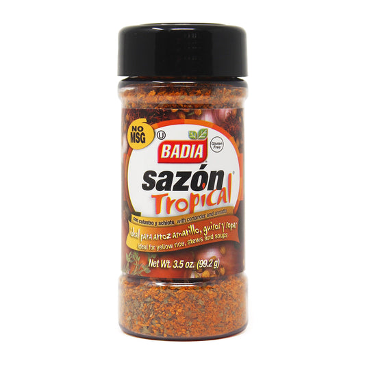 SAZÓN TROPICAL CON ACHIOTE Y CILANTRO 99,2g.